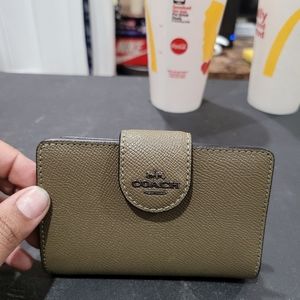 Coach zip wallet